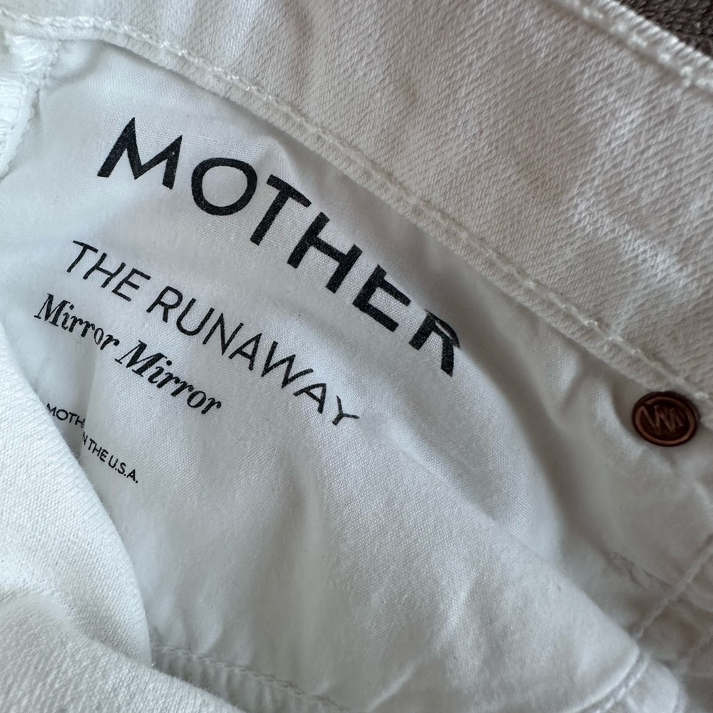 COPY - tried on once, mother jeans white see pictures for description